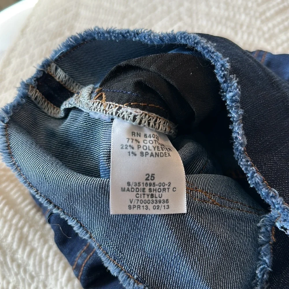 GAP 1969 Maddie Denim Summer Cut off Shorts Size 25